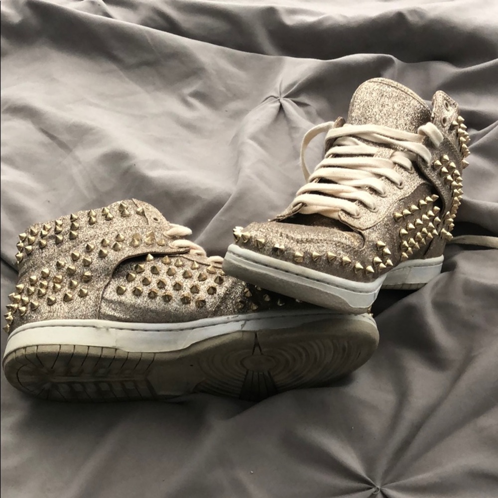 Studded Steve Madden Sneakers. Worn twice